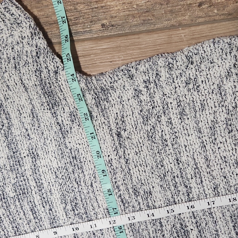 NWT Loft outlet XL Short Sleeve Sweater Marled Gray - Picture 8 of 10